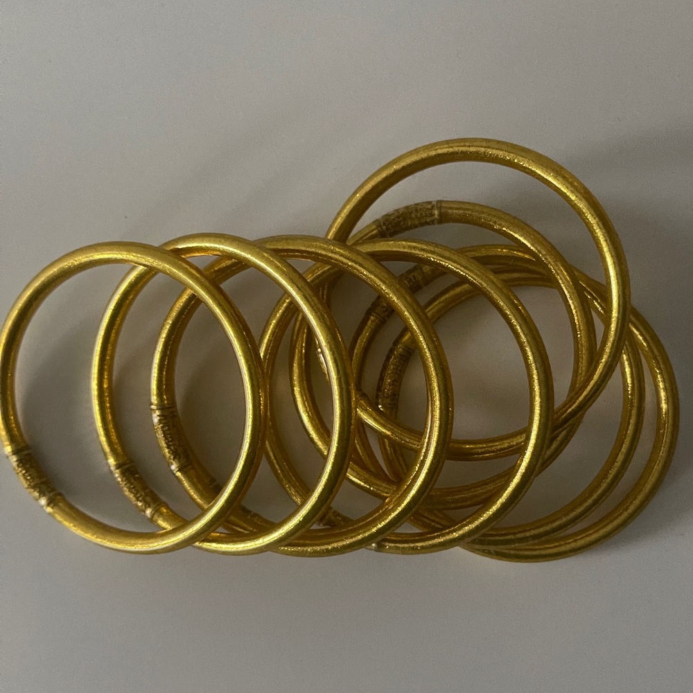 BuDhaGirl All Weather bangles (9 total). Size: MED